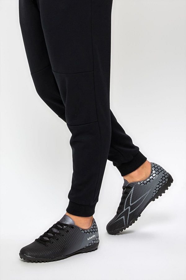 Kinetix-Sergi II Tf 9pr Black Men's Astroturf Field Shoes 1