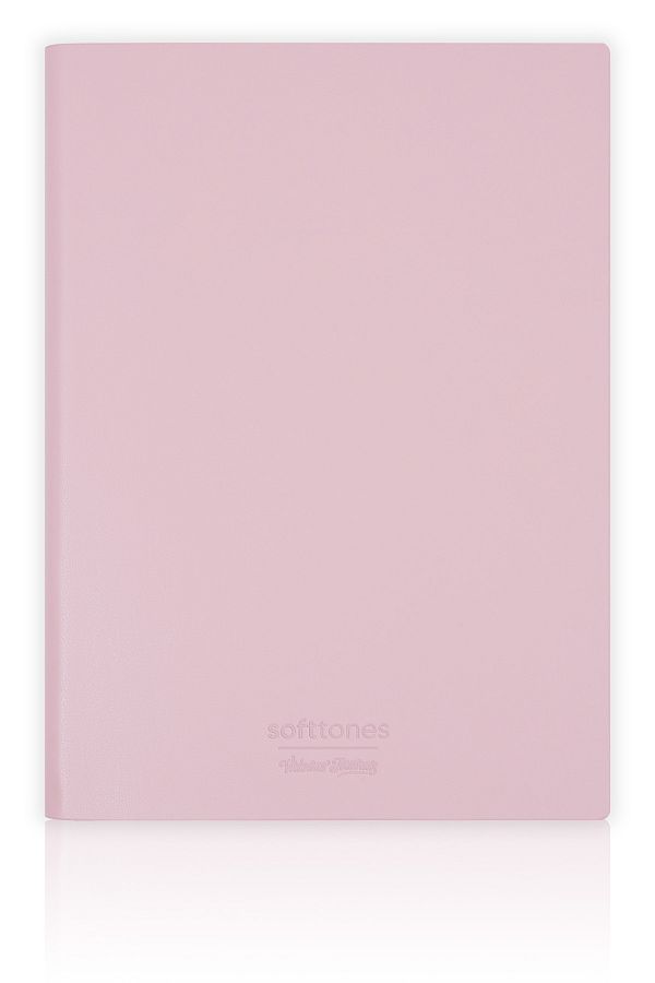 Victoria's Journals-Flexible Covered A5 Lined Notebook - Softtons Cream 128 Yp 1