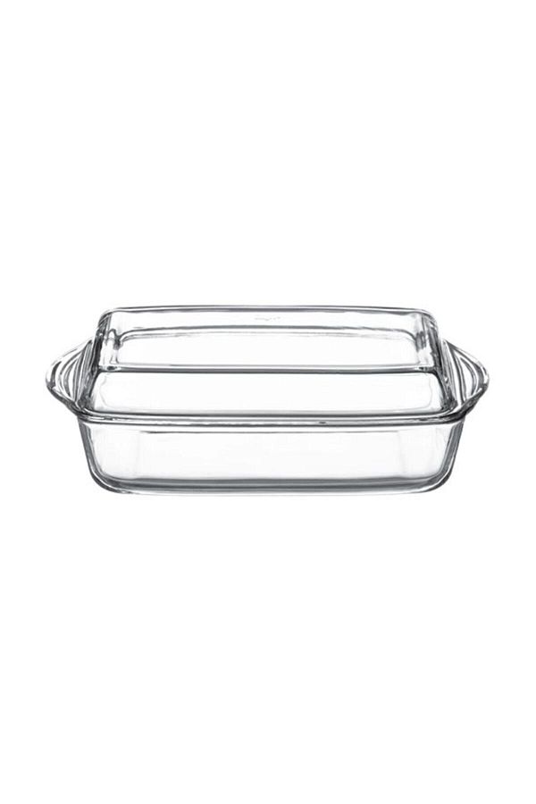 Paşabahçe-Transparent Pyrex Rectangular Pot with Lid 59010 Fma06255 1