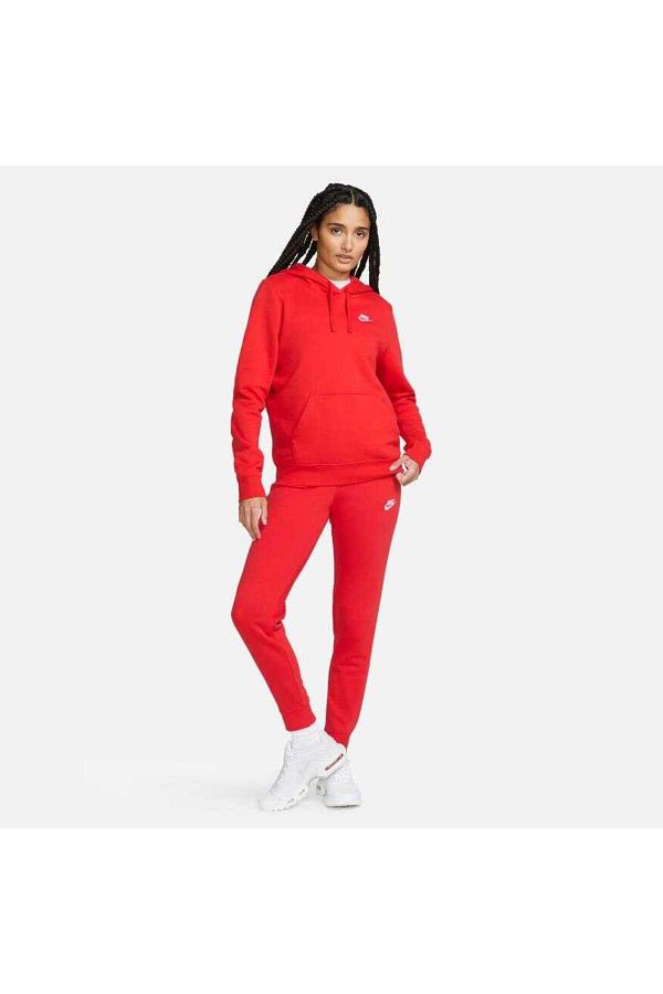 Nike Nsw Club Fleece Red Women s Slim Fit Sweatpants Dq5174 Trendyol