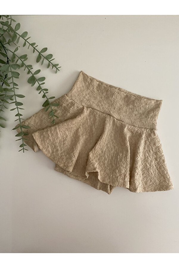 Lolidenss Bej şort etek