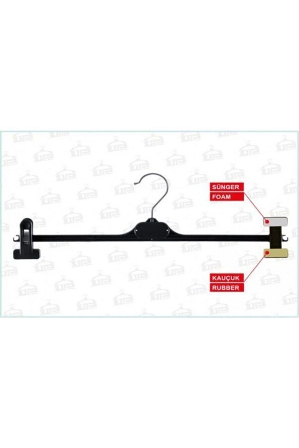 Veramoni-Clothes Hangers with Pegs 40 Pieces Plastic 1