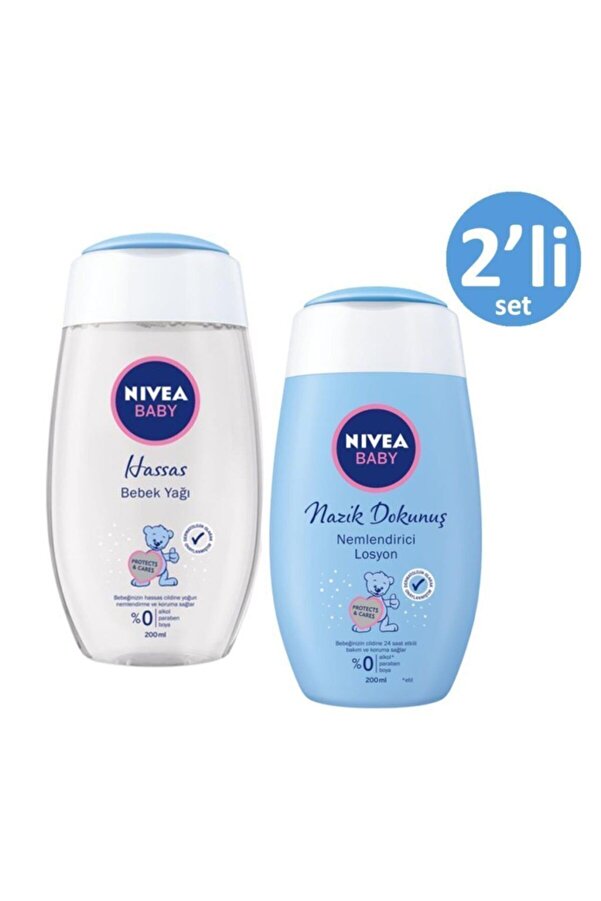 NIVEA Baby Bebek Yağı + Bebek Losyonu 200 ml