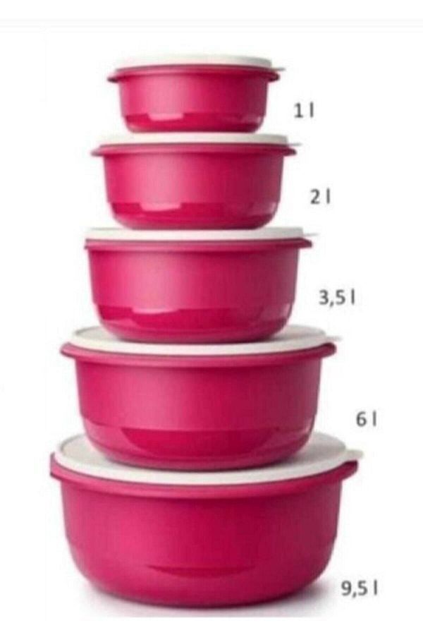 Tupperware-Mixim 5-Piece Mixing and Storage Set 1