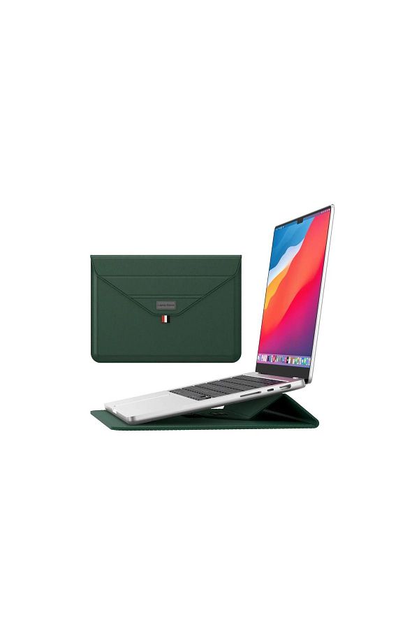 TEKNETSTORE-Husă de transport pentru MacBook Air 13,6 inchi M2-M3 Chip 2022/2024 A2681 A3113 Design din piele compatibil cu suport 1