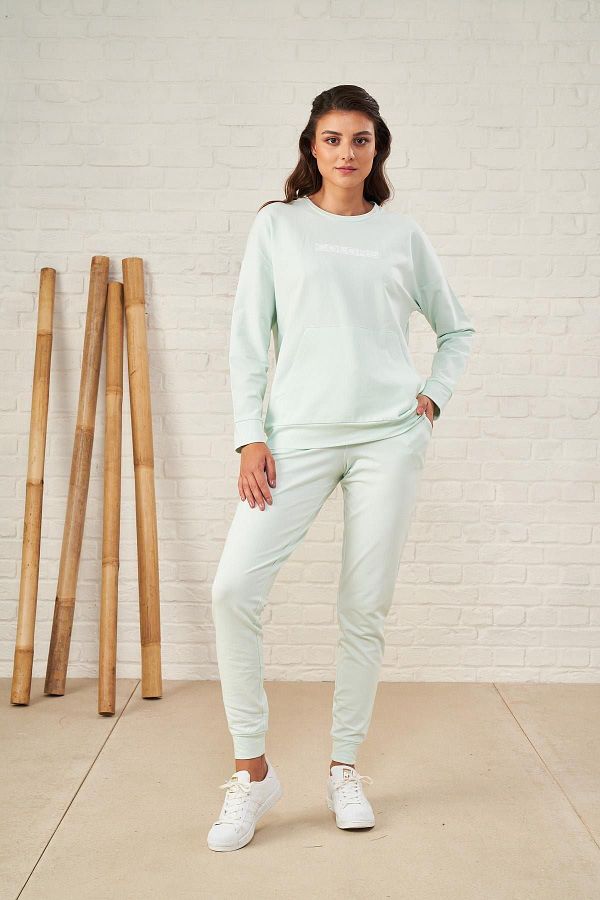 Pjs Pijama Women s O Neck Tracksuit 22463 Trendyol