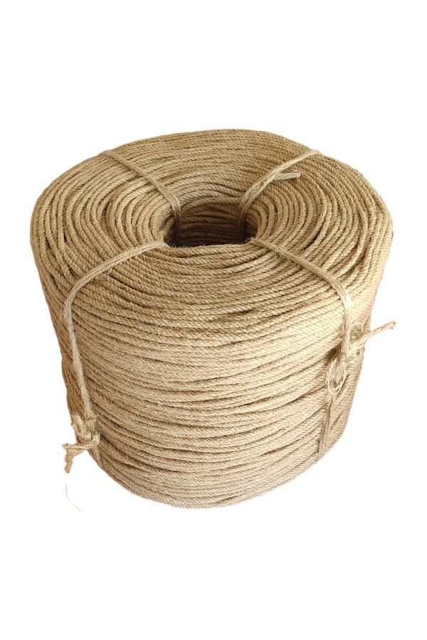 Ambarope-4 Mm 100 Meters Jute Rope Rope 1stQuality Straw Rope Hessian Rope 1
