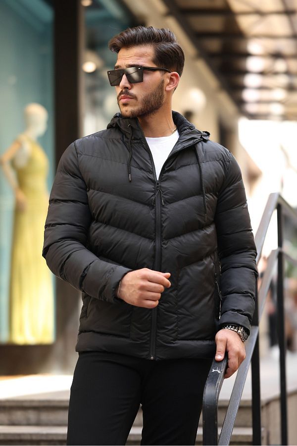 Twenhil Hooded Slim Fit Puffer Jacket Trendyol