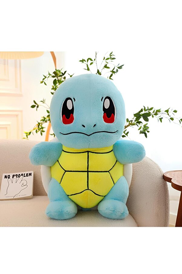 Takara Tomy Squirtle Large Size Furry Pokemon Plush Toy Figure
