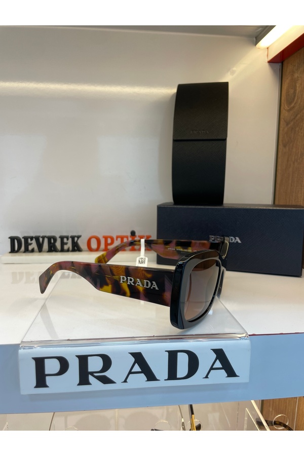 サングラス PRADA Woman Sunglasses Black SPR A08 12O-50C Prada - SPR A08 (Black) – Good See Co.