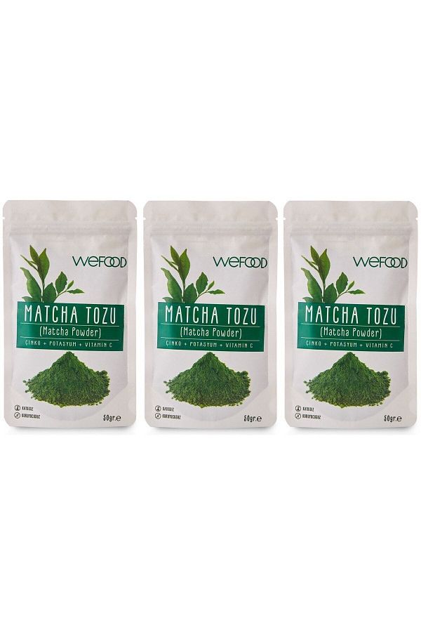 Wefood-Matcha Powder 50 G X 3 1