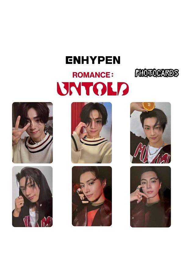 Kpop Dünyasi ENHYPEN Jay - ''ROMANCE: Untold'' Photocard Set