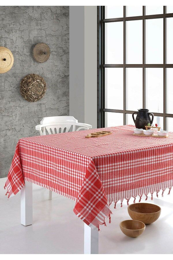LADYNİL-Table And Picnic Cloth 170x170 Red 1