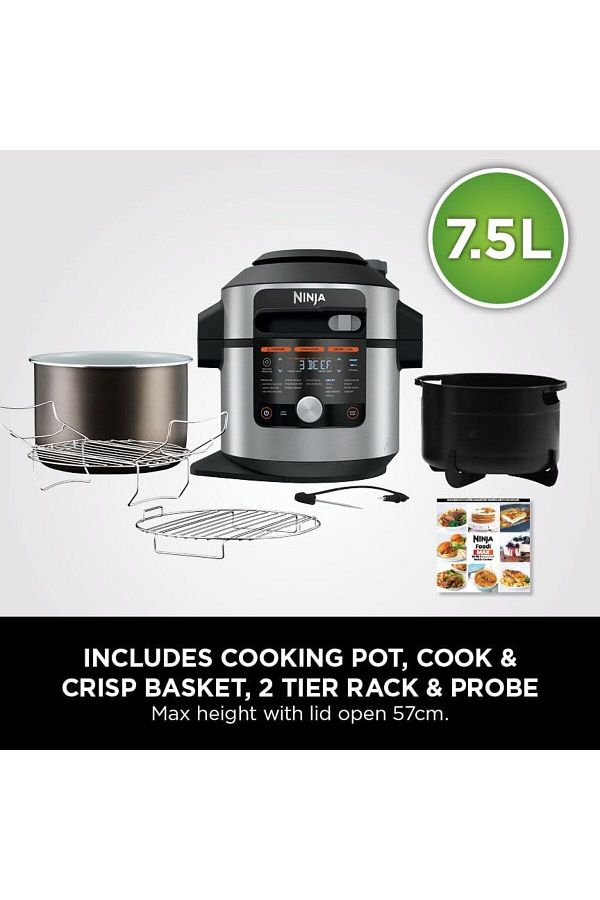 NINJA Foodi MAX 15 in 1 SmartLid Multi Cooker with Smart Cook System 7.5L OL750ME Trendyol