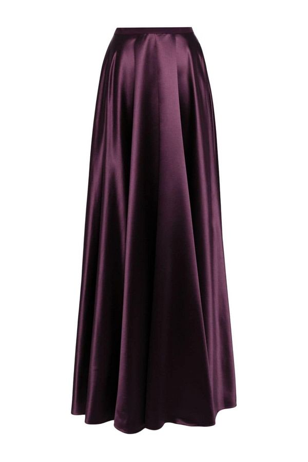 Circle satin maxi skirt hot sale