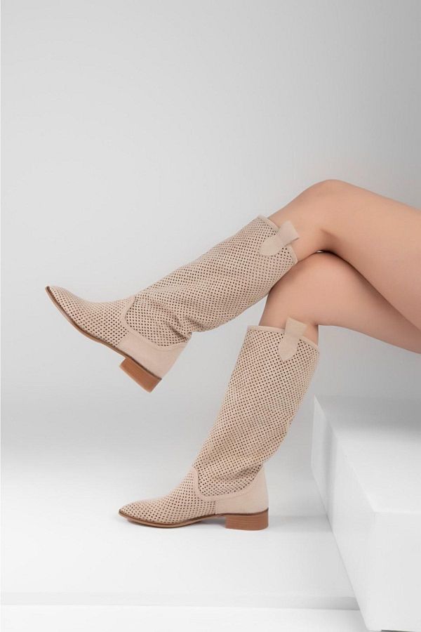 Perforated boots for summer cheap
