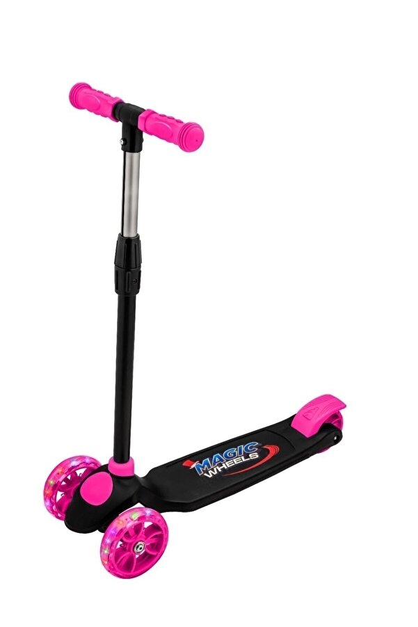 BEREN SCOOTER PEMBE BRN-2232 IŞIKLI MAX 50 KG 3+(1 ADET FİYATIDIR)
