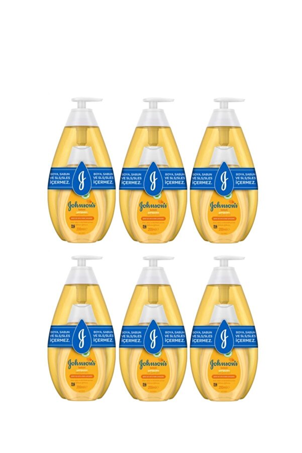 Johnson's Baby Bebek Şampuanı Klasik 750ml+200 Hediye X 6 Adet