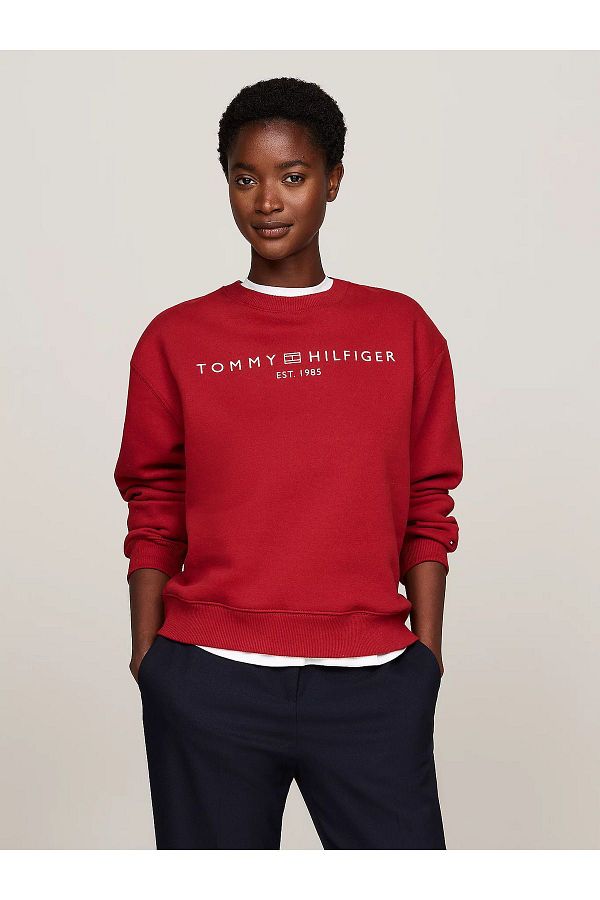 Women's sweatshirt tommy hilfiger online