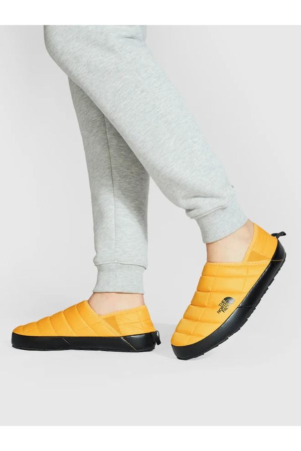 The North Face Yellow Thermoball Traction Mule V Outdoor Shoes