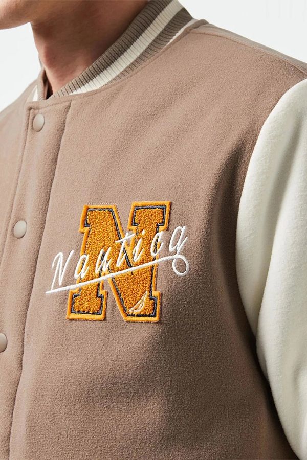Nautica Men s Bomber Logo Jacket Trendyol