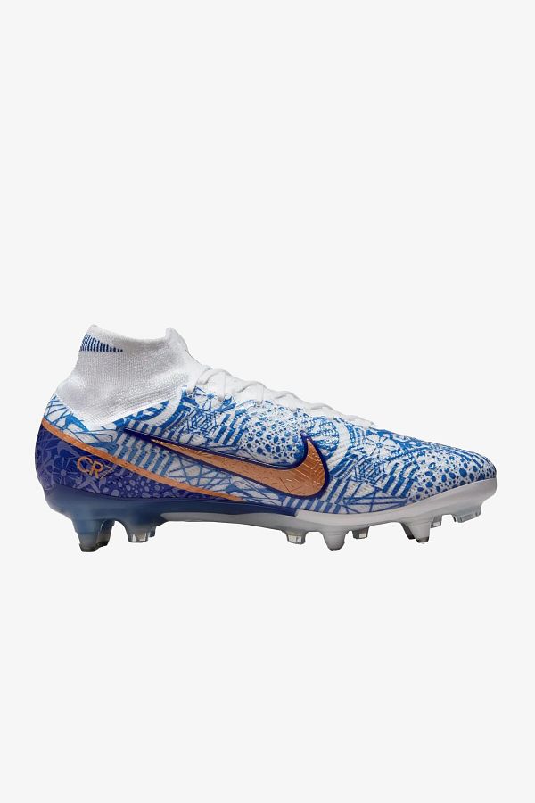 Nike Men s White Football Boots Zoom Mercurial Superfly 9 Elite Cr7 Sg pro Anti clog Traction GRASS FLOOR D Trendyol