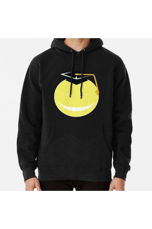 ZOKAWEAR Hooded Korosensei Printed Sweatshirt Trendyol