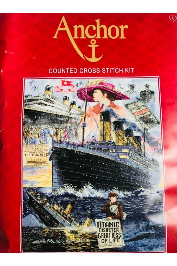 Anchor-Titanic Threaded Countable Cross Stitch Kit 1