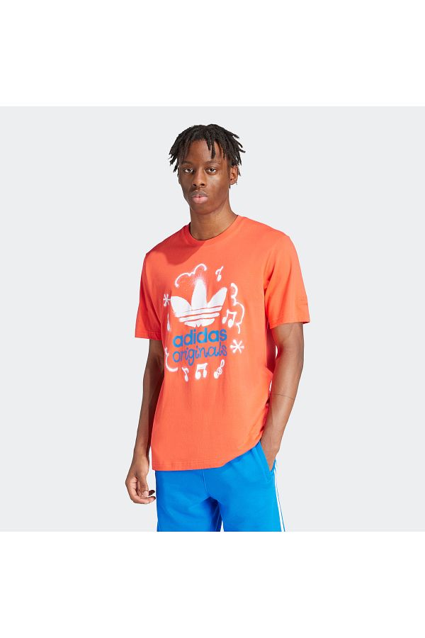 adidas Orange Men s T Shirt Ts Ss 4 IS0226 Trendyol