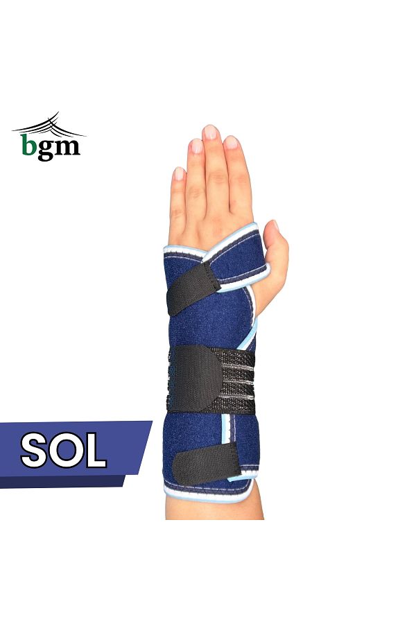 bgm-Hand Wrist Splint Blue Metal Support High Quality Static Hand Wrist Splint 1