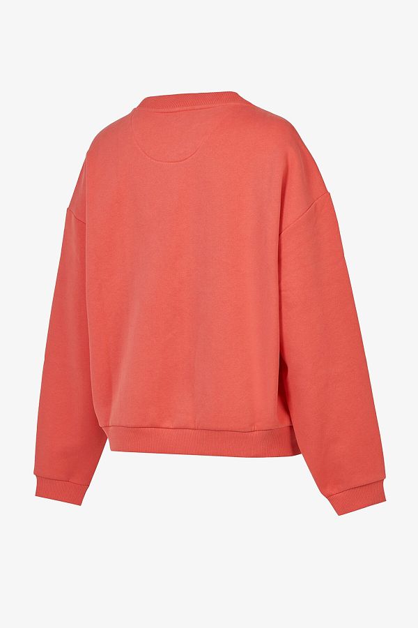 New Balance Claret Red Lifestyle Women s Sweatshirt Wnc3404 asu Trendyol