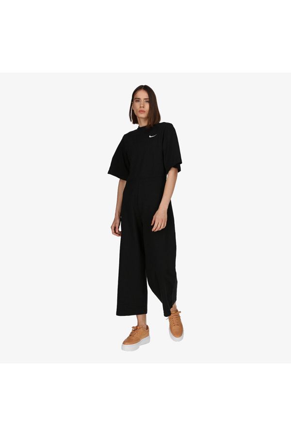 Nike Women s Black Cotton Jersey Jumpsuit Sportswear Trendyol