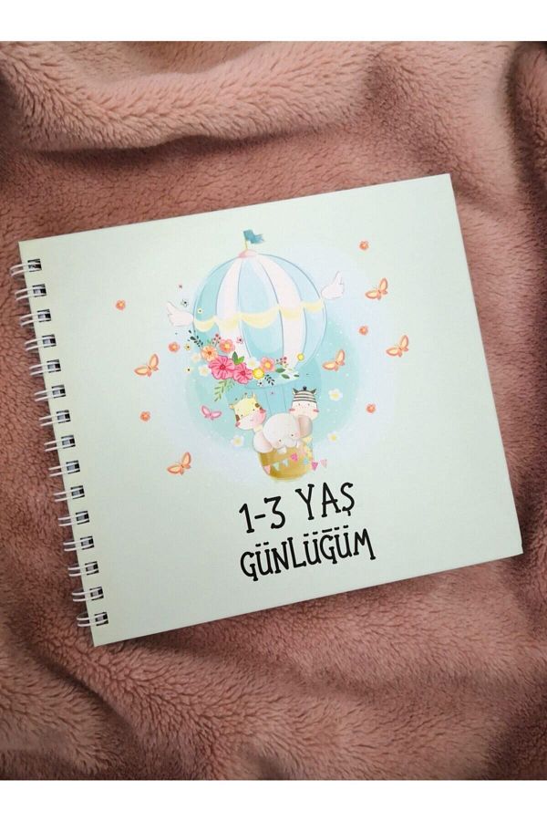 AKILLICA-Mother & Child Memory Diary 1-3 Years My Diary Mother Baby Memory Notebook 1