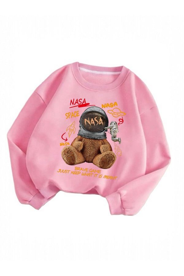 Pink nasa sweatshirt online