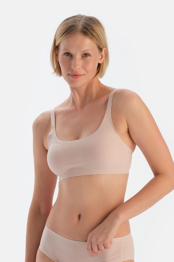 Dagi-Powder 1122Kc – Nahtloser, geraffter BH ohne Bügel 1