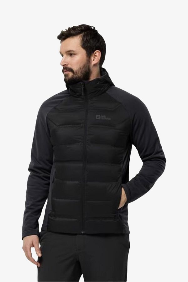 Jack Wolfskin Men s Black Hybrid Tasman Down Coat 1711411 6000 Trendyol