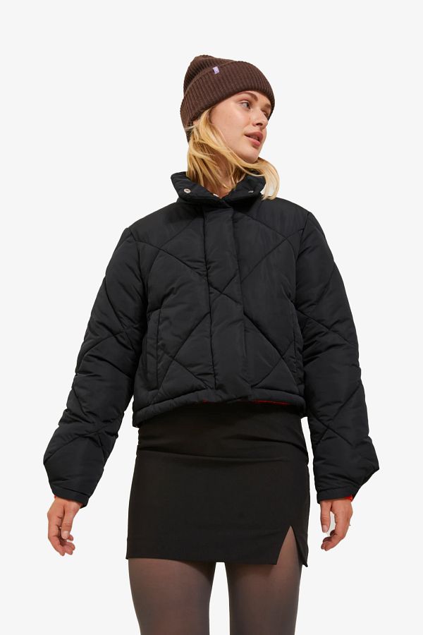 JJXX Jxunit Short Quilted Jacket Otw Women s Black Coat12236457 black Trendyol