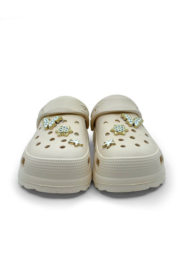 ncim Croclite Soft Flex Ecru Orthopedic Children s Slippers and Sandals Trendyol