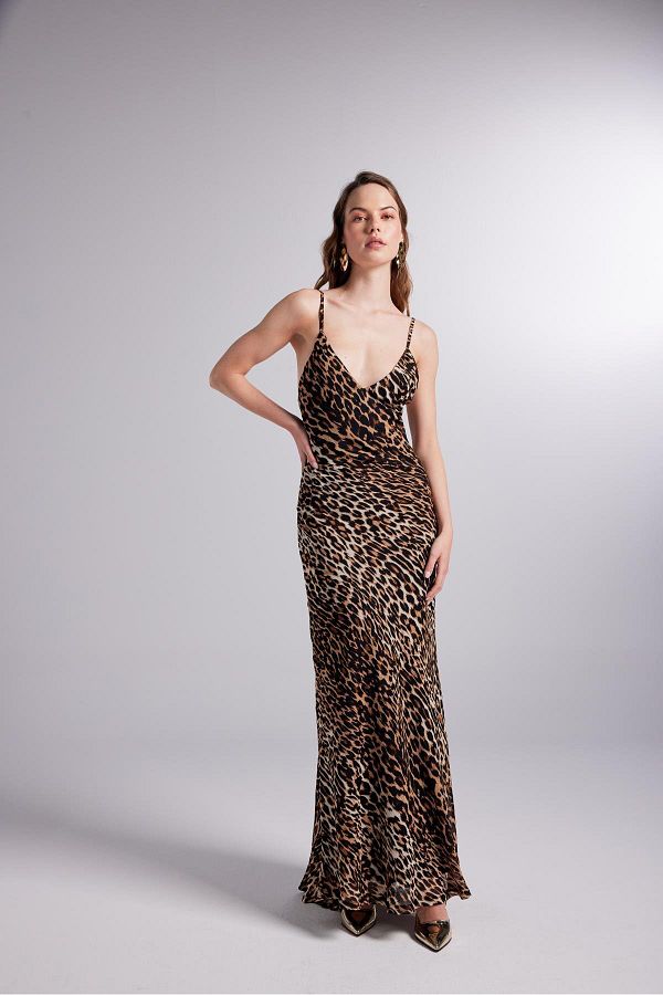 Venus leopard dress outlet
