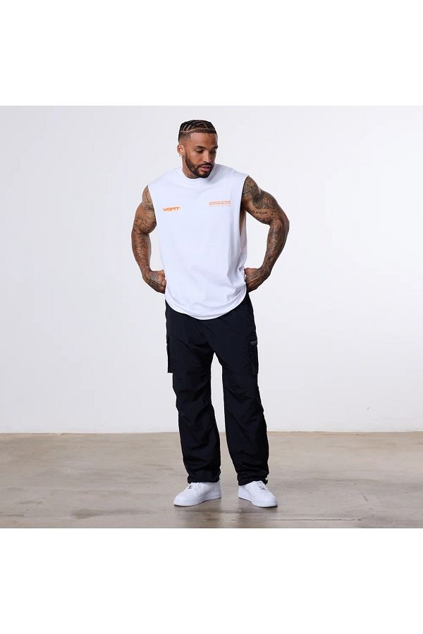 vanquish Tsp Revolve White Sleeveless T Shirt Trendyol