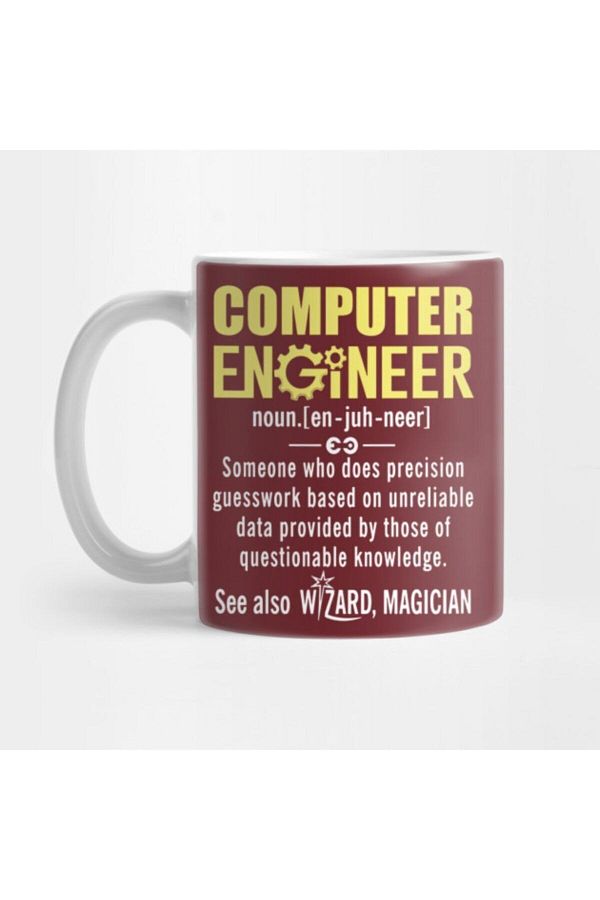 TatFast-Computer Engineer Definition Mug, Gift, Dowry, Presentation Holder 1
