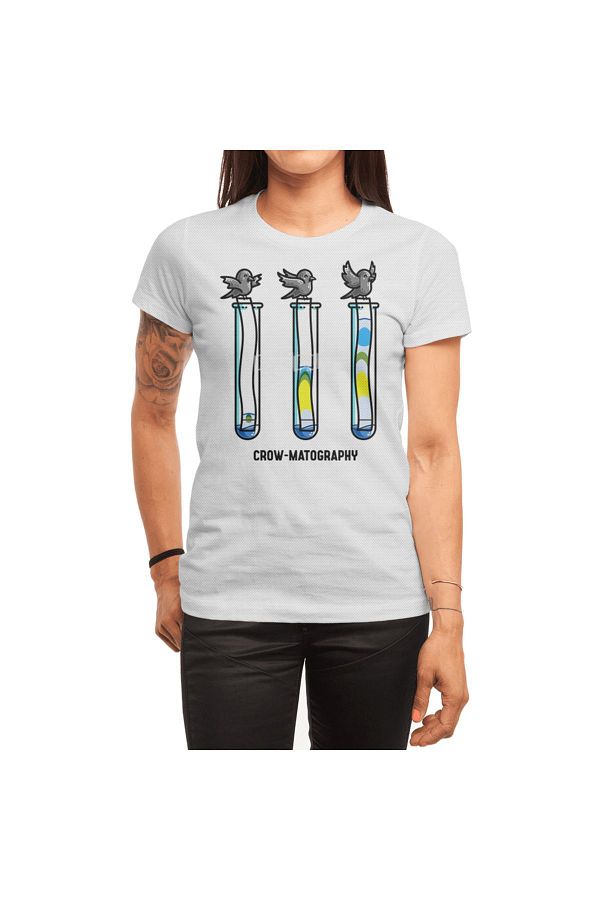 Fizello-Chemistry Chromatography Pin - Men's and Women's White T-Shirt 1
