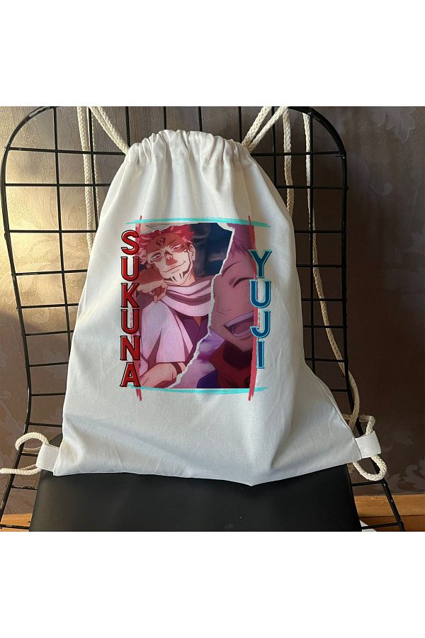 Kupabaskıcısı-Jujutsu Kaisen Yuji and Sukuna Practical Backpack 1