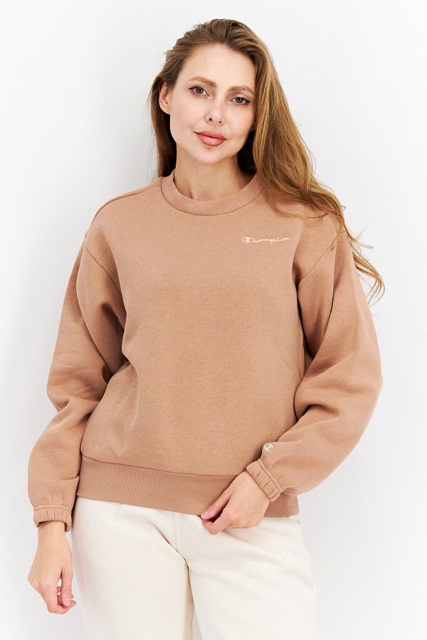 Champion Women Sportswear Fit Training Sweatshirt Tan Trendyol