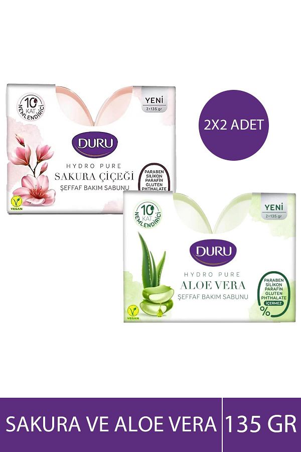 Duru-Hydro Pure Aloe Vera and Sakura Flower Duru Soap 1
