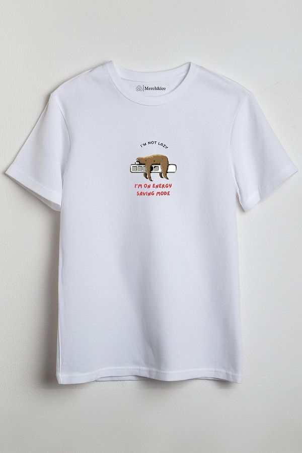 SM Satranç Medya-Lazy Animal T-Shirt - I Am Not Lazy, I Am Energi Saving 1