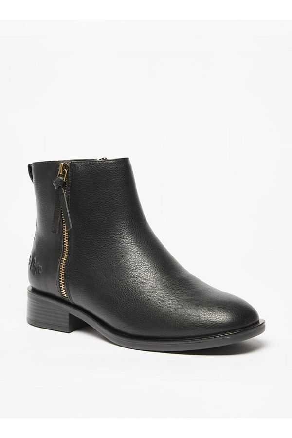 Lee Cooper Women s Solid Ankle Boots with Zip Closure Trendyol