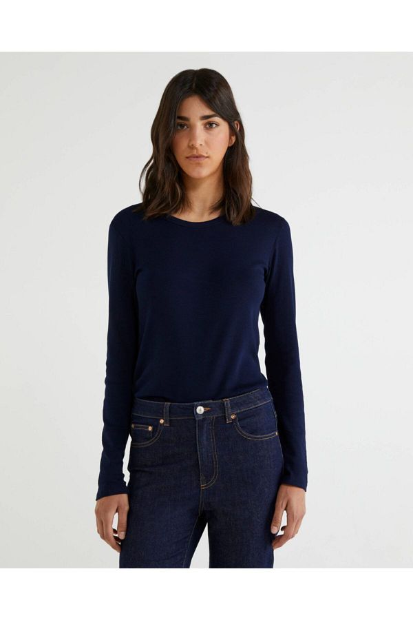 United Colors of Benetton Benetton Basic Crew Neck Long Sleeve T shirt Trendyol