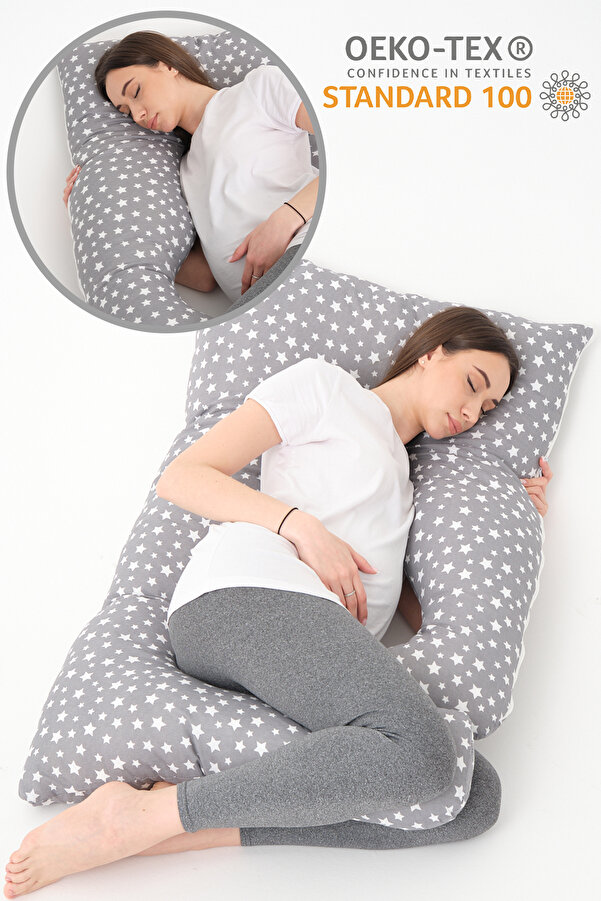 Genel Markalar 1 Adet Yüksek Kaliteli Hamile Yastığı Büyük Şekilli Vücut Yastığı Hamile Uyku Yastığı Hamilelik