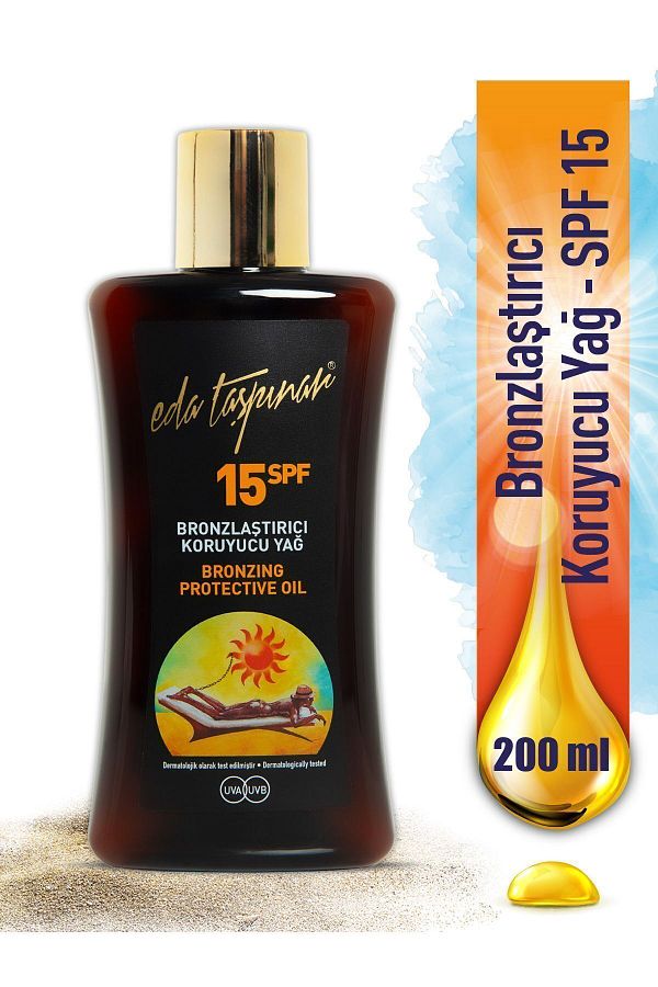 Eda Taşpınar-SPF 15 Bronzing Protective Oil 1